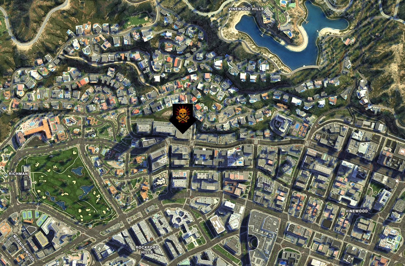 Standort des Tequi-La-La in West Vinewood